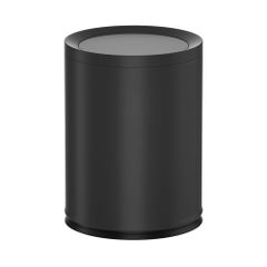 qq-12L-黒です 12L和風フタ付きゴミ箱、金属製ゴミ箱、シンプルなダブルゴミ箱、丸いゴミ箱浴室、寝室、リビングルーム、オフィス、ホテル、銀行などに使われます。