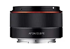 【中古】SAMYANG 単焦点広角レンズ AF 24mm F2.8 FE ソニーαE用 フルサイズ対応