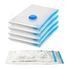 特大4枚 雑貨工房Bee 布団圧縮袋 ふとん圧縮袋 圧縮袋 ふとん (特大130×100cm 4枚)