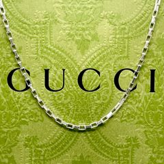 希少 GUCCI グッチ ネックレス ベネチアン ボストン チェーン 60cm 50cm グッチ ボストン ベネチアン チェーン ネックレス 25-1080