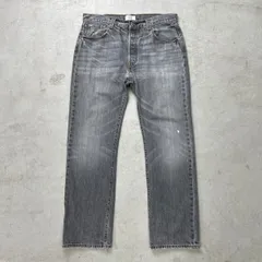 Levi's リーバイス 501 先染め グレー デニムパンツ ストレート メンズW34 