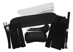 【和装】喪服用 着付け小物13点セット (帯枕、前板、衿芯2本、着物ベルト、腰紐