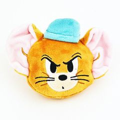 톰과 제리 근육 카라비너가있는 봉제 인형 지퍼 마스코트