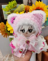 ぬい服 10cm ちびぐるみ おすわり 着せ替え服 着ぐるみ ニャンコ服 ぬいぐるみ服 ちびぐるみ にじぱぺっと いつぬい きぐるみ あんスタ  推しぬい 綿人形