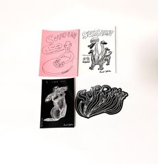 SUPREME DANIEL JOHNSTON LOGO STICKER - メルカリ