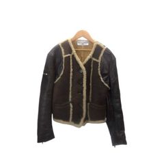DOLCE＆GABBANA MOUTON JACKET BROWN サイズ5 ドルチェアンドガッバーナ ムートン ジャケット 大名店