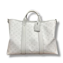 LOUIS VUITTON ルイヴィトン WEEKEND TOTE ウィークエンドトートNM タイガラマ M30919 トートバッグ PVC ホワイト ※RFID確認済