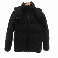 デサント DESCENTE ALLTERRAIN 水沢ダウン ジャケット フード ジップアップ S 黒 ブラック /HO◆ 1216のサムネイル