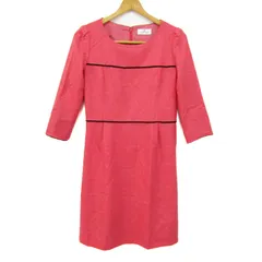 クレージュ ワンピース トップス 長袖 カシミヤ混 シルク混 レディース 38サイズ レッド courreges 【中古】