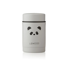 liewood //スチールジャー（panda/lightgrey）250ml