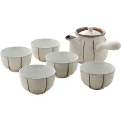 在庫処分特価  京十草　急須茶器揃　Ｔ‐９１８