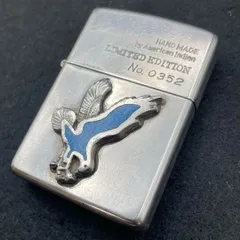 ZIPPO イーグル＆ターコイズ シルバープレート 1992年4月製 限定 インディアンジュエリー SILVER PLATE 銀メッキ