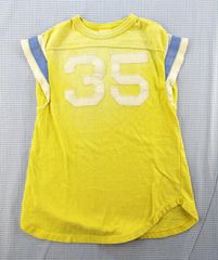 デニムダンガリー DENIM DUNGAREE ワンピース 半袖 100cm 子供服 中古