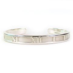 美品△TIFFANY&Co. ティファニー アトラス バングル SV925 ブレスレット アクセサリー シルバー イタリア製 重量33.3g レディース