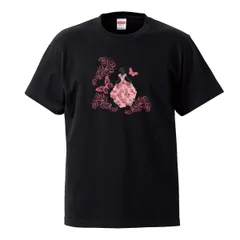 Tシャツ メンズ 半袖 黒 ブラック シンデレラ 童話 花 メルヘン ガーリー プリンセス 乙女 大人可愛い ウッドグリーン(WOOD GREEN)