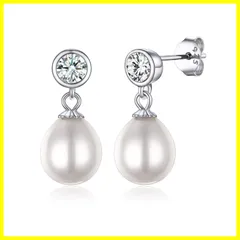 【新着商品】PROSILVER 真珠 パールピアス レディース しずく型 揺れる 大きめ 普段使い シルバー925 金属アレルギー対応 大人 可愛い プレゼント女性