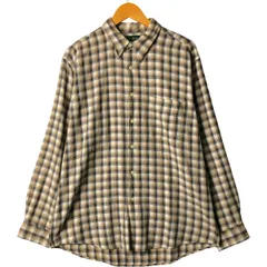 古着 90年代 ジェイクルー J.Crew 長袖 ライトネルチェックシャツ メンズL相当 ヴィンテージ/eaa545698