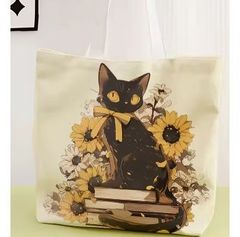 猫 トートバッグ 黒猫