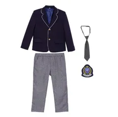 子供服　4点セット 子供スーツ 学生服 フォーマル ブレザー キッズ  男の子 発表会 入学式 入園式  七五三 結婚式 卒園式 卒業式100 110 120 130 140 150cm