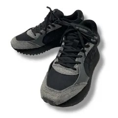 Onitsuka Tiger オニツカタイガー MOAGE CO スニーカー シューズ 靴 スエード メッシュ 刺繍 厚底 1183B555 黒 灰色 ブラック グレー 24cm レディース 通年 ゴーゴー古着マルイ北千住店 26 No.266