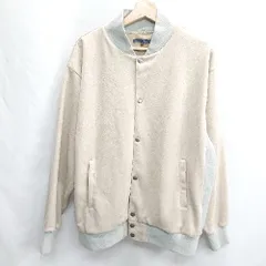 ◇ ⊇ CPCM シーピーシーエム スウェード系 長袖 ブルゾン サイズM ベージュ ライトグレー メンズ E  【1501230033305】