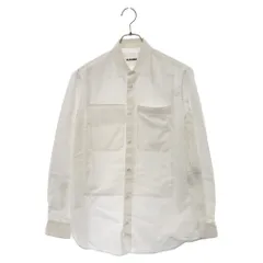 JIL SANDER (ジルサンダー) 23SS 2ポケットポプリン長袖シャツ ホワイト J23DL0002 J45001のサムネイル