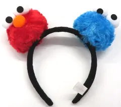 【中古】アクセサリー(非金属) クッキーモンスター＆エルモ カチューシャ 「セサミストリート」 ユニバーサル・スタジオ・ジャパン限定
