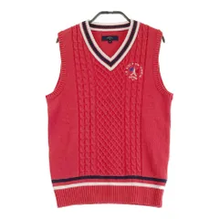 サイズ：M CALLAWAY キャロウェイ  ウール混 Vネック ニットベスト  レッド系 [240101222577] ゴルフウェア レディース ストスト