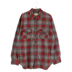 FOG (フォグ) Two Collection Checked Flannel Shirt 2thコレクション チェックフランネル長袖シャツ レッドのサムネイル