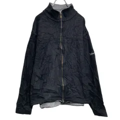 Timberland フリースジャケット ティンバーランド M ブラック フルジップ バッグプリント 古着卸 アメリカ仕入 a703-5891