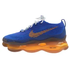 NIKE ナイキ スニーカー DX4768-400 AIR MAX SCORPION FLYKNIT SE RACER BLUE SAFETY ORANGE エアマックス フライニット レーサー ローカット スニーカー ブルー系【中古】のサムネイル