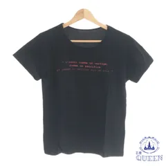 ☆美品☆ トップス Tシャツ プリント 半袖 カジュアル レディース ブラック 901-1315 送料無料 古着