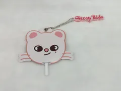 StrayKids 2024 dominATE JAPAN Hyunjin ミニうちわキーホルダー 赤文字