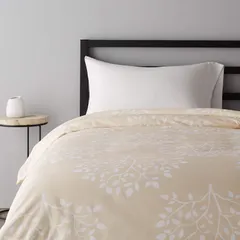 210 L X シングル 花柄 W ベージュ 150 柄入り 掛け布団カバー cm ベーシック