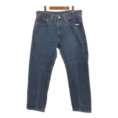 Levi's リーバイス 505 デニムパンツ アメカジ ネイビー (メンズ W34L30) 中古 古着 Q1871