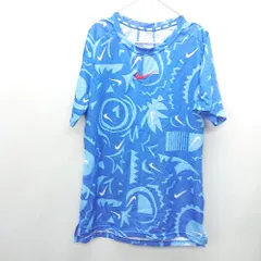 ◇ NIKE ナイキ キッズ 半袖 Tシャツ サイズL ブルー 男の子 E  【1407180035614】