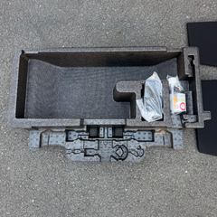 日産 NISSAN サクラ SAKURA B6AW 車載工具入れ ラゲッジマット トノカバー エアコンプレッサー パンク修理剤 付