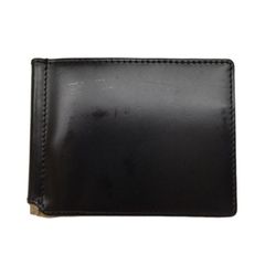 極上美品✨ソメスサドル コードバン マネークリップ 二つ折り財布 黒