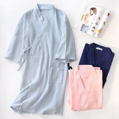 バスローブ ガウン 即購入OK メンズ レディース 部屋着 ルームウェア 優しい肌触り 男女兼用 ホテル お風呂上り ロング 吸水 速乾 保温 お風呂上りにサッと羽織れる 浴衣 寝間着 寝巻 パジャマ ペアルック liangyi05