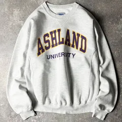 90s USA製 RUSSELL 2段 カレッジ プリント RWタイプ スウェット トレーナー M / 90年代 アメリカ製 オールド ラッセル リバース