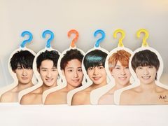 SnowMan　WEST　なにわ男子　Aぇ！group　ビジュアルハンガー 8枚【中古品】
