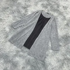 ●【良品】協同組合 関西ファッション連合  ニット【L】大人カワイイ  カジュアル  レディース  グレー系  灰色  【送料無料】のサムネイル