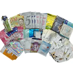 186001 未使用 フェイスパック スキンケア 30点 まとめ売り 大量サンプルのおまけ付き