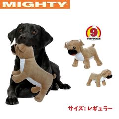 パグ犬 [レギュラー] 犬用 ぬいぐるみ おもちゃ 音が鳴る スクイーカー Mighty マイティー [耐久度9]
