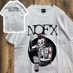 NOFX バンドTシャツ 30周年デザイン スカル パンク ロック ブラックM