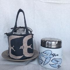 ミナペルホネン ハンドメイド Mini Tank スープジャーポーチ go!