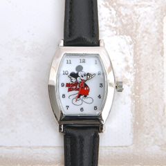 Disney Mickey Mouse WATCH BOOK 시계 미키 마우스 디즈니 여성 가죽 톤
