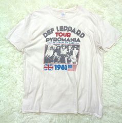 DEF LEPPARD　デフレパード　ツアーTシャツ　XLサイズ　1983　T-343