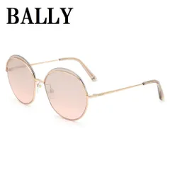 バリー BALLY BY0077-D 28U 60 サングラス アジアンフィット UVカット 紫外線カット ノーズパッド 鼻あて レディース グレーピンク ローズゴールドのサムネイル