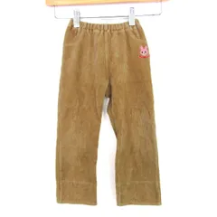 ミキハウス パンツ ボトムス コーデュロイ ホットビスケッツ キッズ 女の子用 100サイズ ベージュ MIKIHOUSE 【中古】